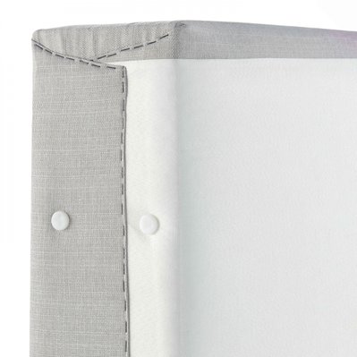 Tête de lit en tissu gris clair 180 cm - 106819 - 5413181105825