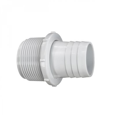 Embout cannelé pour raccord tuyau flottant - 1-1/2 - Ø 38 mm - Blanc - EGK1980 - 3660149633964