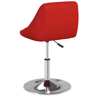 Lot de 2 chaises de salle à manger cuisine design moderne similicuir rouge bordeaux CDS020980 - CDS020980 - 3001146799787