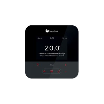 Thermostat d'Ambiance Sans Fil Modulant MiSet Saunier Duval - MiSetRadio - 3532041740968