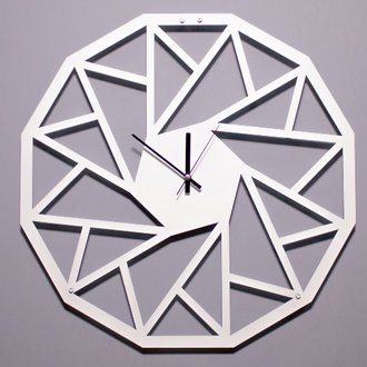 HOMEMANIA Horloge De Wall, Blanc