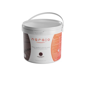 NARAJO® Peinture Hydrofuge Colorée - Brun Foncé - Prêt à l'emploi 10kg