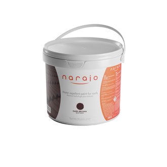 NARAJO® Peinture Hydrofuge Colorée - Brun Foncé - Prêt à l'emploi 5kg