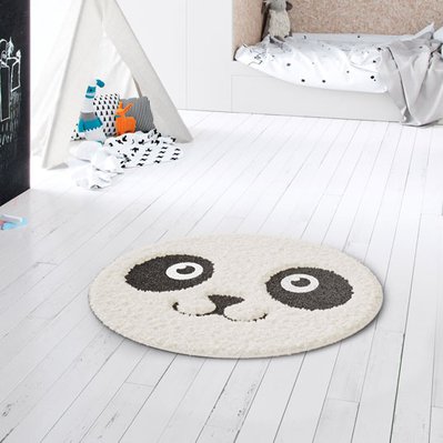 Tapis rond chambre d'enfants - Bébé Panda - Facile d'entretien - Ø 120 cm Balta Home - 5415278979906 - 5415278979906