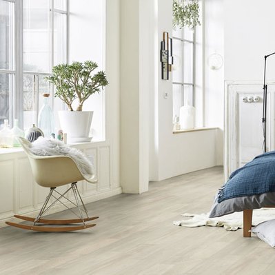 Sol PVC Smart - Atelier aspect bois vintage blanc - 3m x 3m Tarkett - 3663003016026 - 3663003016026