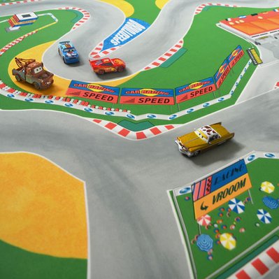 Tapis Vinyle pour les enfants - Circuit Grand Prix F1 - 150 x 200 cm Tarkett - 3663003011748 - 3663003011748