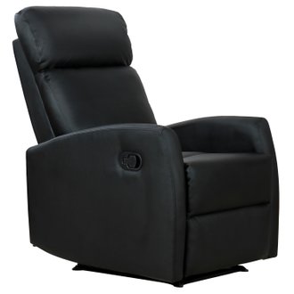 Fauteuil de relaxation inclinable 170° repose-pied ajustable