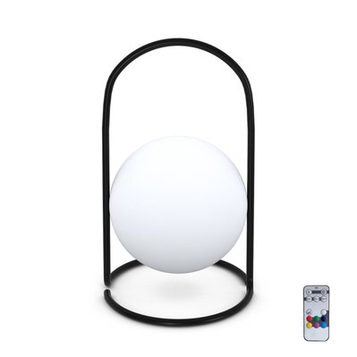 Lampe baladeuse extérieur de table ronde sans fil en LED rechargeable, 7 couleurs - MIA - GR-LED900 - 3664380005160