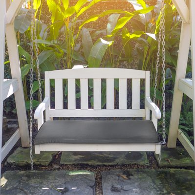 Coussin assise banc de jardin balancelle canapé gris - 84B-387GY - 3662970103838