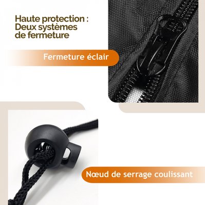 Housse de protection imperméable pour parasol déporté - 205 x 48 - 57 - 25 cm - EGK2058 - 3662348037536