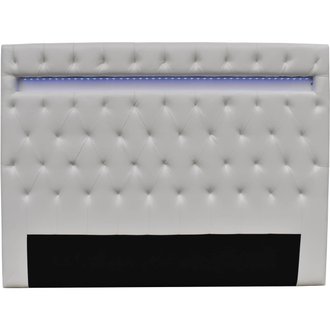 Tête de lit "Déco" LED - 169 cm - Blanc