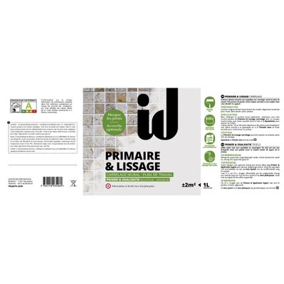 Primaire & lissage carrelage 1L- Peinture épaisse - ID Paris - 62929 - 3302150035060