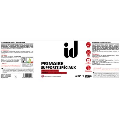 Primaire blanche supports spéciaux 0,5L - ID Paris - A004534 - 3302150029175