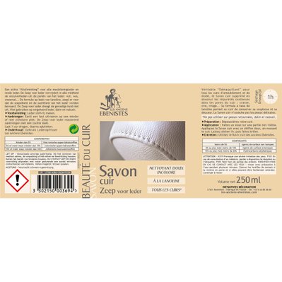 Savon cuir 250ml    - Les anciens ébénistes - A004398 - 3302150003694