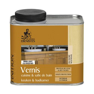 Vernis cuisine et salle de bain 450ML incolore   - Les anciens ébénistes