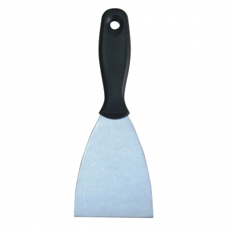 Couteau de peintre - acier - manche en plastique - 8 cm