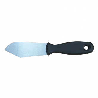 Couteau à mastic type feuille de laurier - manche en plastique