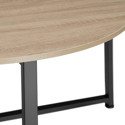 Tectake  Table basse ABERDEEN 88,5x47cm - bois clair industriel - 404343 - 4061173206503