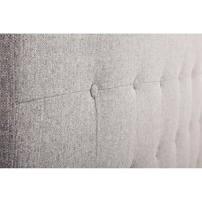 Tête de lit en tissu gris clair 170 cm LUTECE - 46446 - 3662275106060
