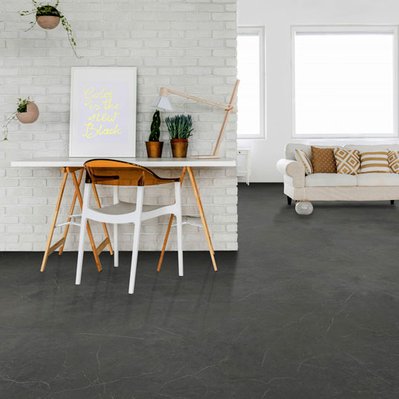 Sol Vinyle Textile Black Edition - Aspect marbre anthracite - 3 x 4m Beauflor - B.I.G Floorcoverings - 3663003029309 - 3663003029309