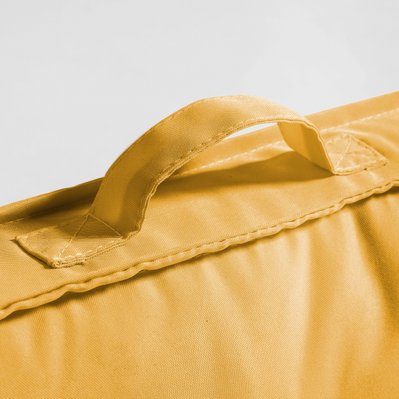 Lot 2 coussins palette dossier polyester jaune 60x40x12 cm - 107157 - 3663095046642
