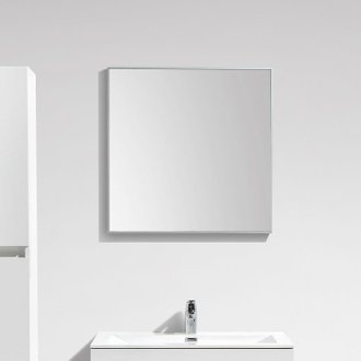 Miroir SIENA largeur 70 cm avec cadre aluminium design