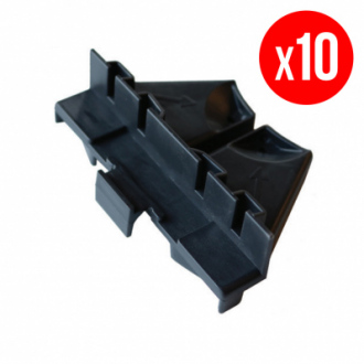 Pack de 10 supports habillage latéral JOUPLAST® - pour plots, dalles & lambourses