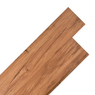 vidaXL Planche de plancher PVC 5,26 m² 2 mm Orme naturel