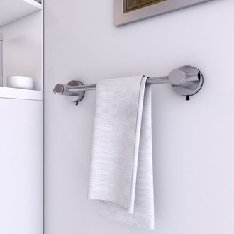 Porte serviette ventouse pour salle de bains-support serviette-sans clou ni vis syteme vide d'air