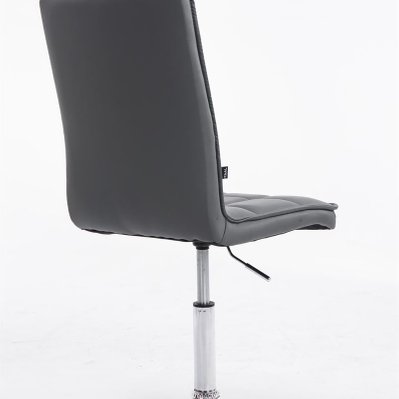 Lot de 6 chaises de salle à manger hauteur réglable en simili-cuir gris CDS10257 - CDS10257 - 3000027205584