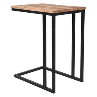 LABEL51 Table pour ordinateur portable Move 35x50x61 cm Bois/Noir