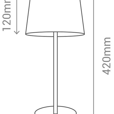 Lampe de table Enfant 1xE27 Tissu Noir et Blanc - 200476 - 8426107009326