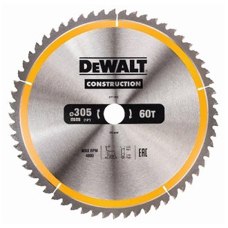 Lame de scie circulaire DEWALT DT1960-QZ Ø305mm