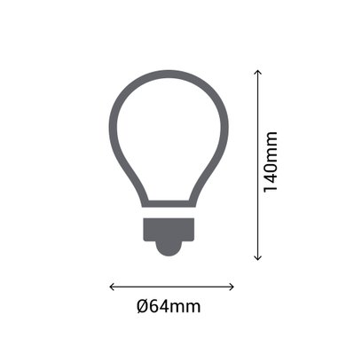 Pack 10X Ampoule Edison Filament LED Ambre Smart Smart ST64 E27 CCT+DIM 7W 600lm WIFI Compatible avec Alexa et Google Home - 500353 - 8426107458858