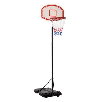 Panier de Basket-Ball sur pied hauteur réglable 2,1 - 2,5 m noir blanc