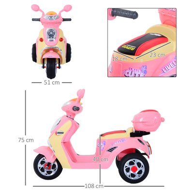 Moto scooter électrique pour enfants - 370-013 - 3662970011218