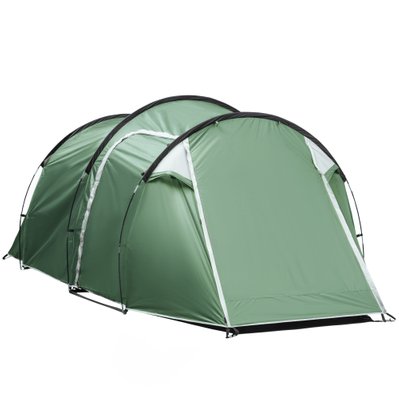 Tente de camping 2-3 pers. fibre verre polyester PE vert - A20-173 - 3662970081037