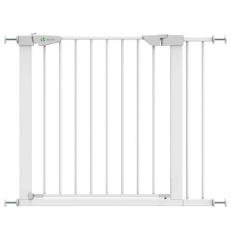 Barriere de Securite porte et escalier 88-96cm blanc pour enfants et animaux