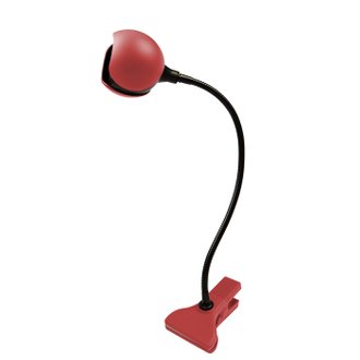Lampe de Bureau Pince LED 3W avec USB Rouge