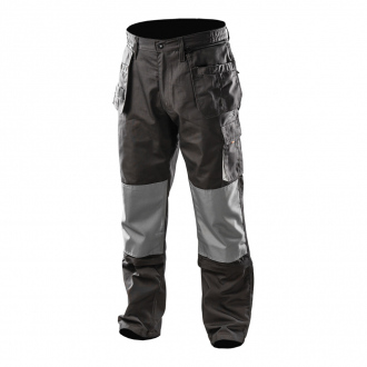 Pantalon de travail HD NEO TOOLS 2 en 1 - 267 g/m² - gris foncé/gris clair