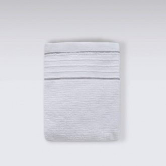 Serviette de toilette Roya - 100% coton - 198 gr/m² - 50 x 90 cm - blanc 