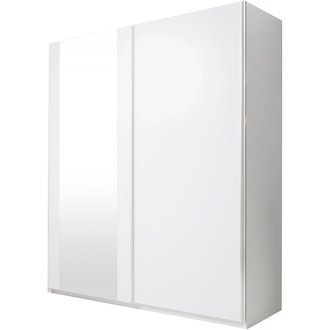 Armoire coulissante "HIT" - 120 x 200 x 55 cm - Blanc