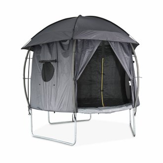Tente de camping pour trampoline. cabane. polyester. traité anti UV. 1