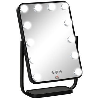 Miroir maquillage Hollywood LED tactile inclinable