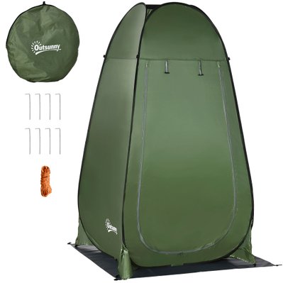 Tente de douche pliable pop-up polyester vert - A20-258DG - 3662970103326