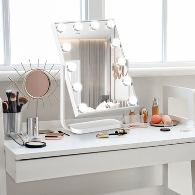 Miroir maquillage Hollywood LED tactile inclinable - 831-494V90 - 3662970088104