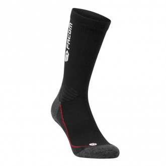 Paire de chaussettes hautes de travail FACOM - tissu Coolmax® - noir/gris chiné 