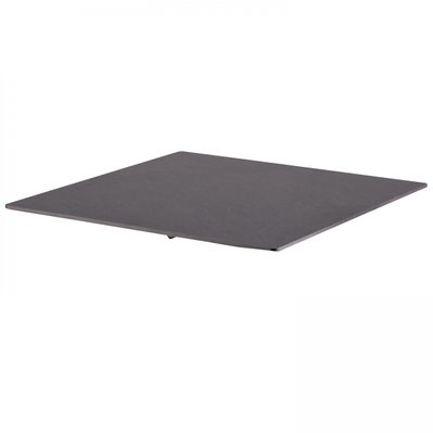 Plateau de table stratifié  60x60 cm ardoise gris foncé - 107233 - 3663095047403