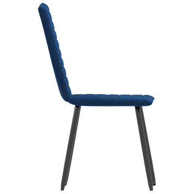 Lot de 2 chaises de salle à manger cuisine design moderne velours bleu CDS020258 - CDS020258 - 3001071099785