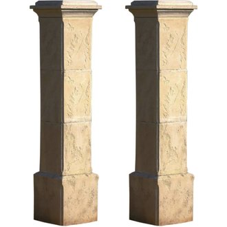 Lot de 2 piliers de portail "Tradition" - 41 x 41 x 200 cm